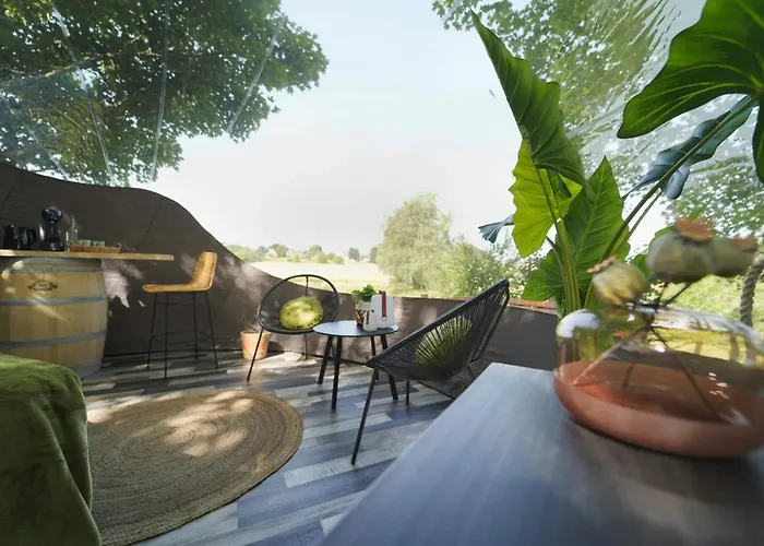 Bulles Odette & Ginette Et Tiny House Suzette 