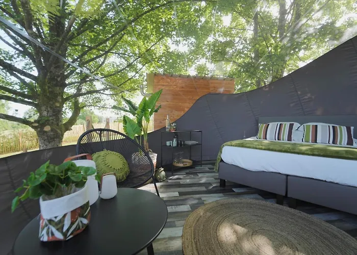 אכסניה Bulles Odette & Ginette Et Tiny House Suzette 